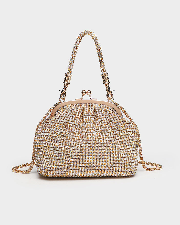 Handmade Rhinestone Evening Bag