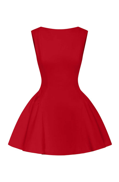Salome Mini Dress - Red
