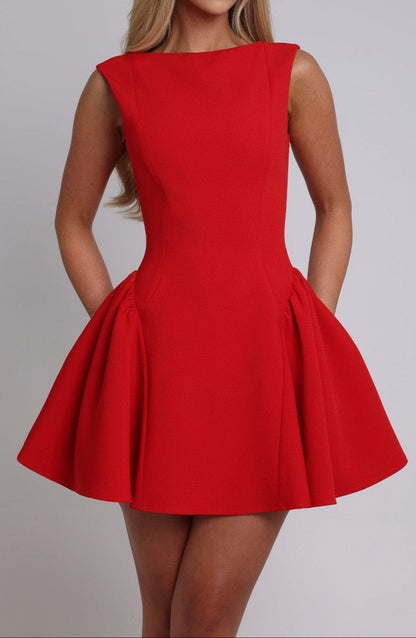 Violeta Mini Dress - Red