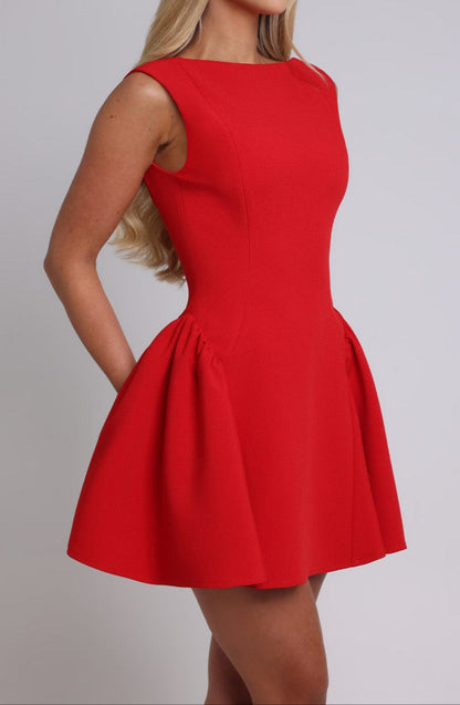 Salome Mini Dress - Red