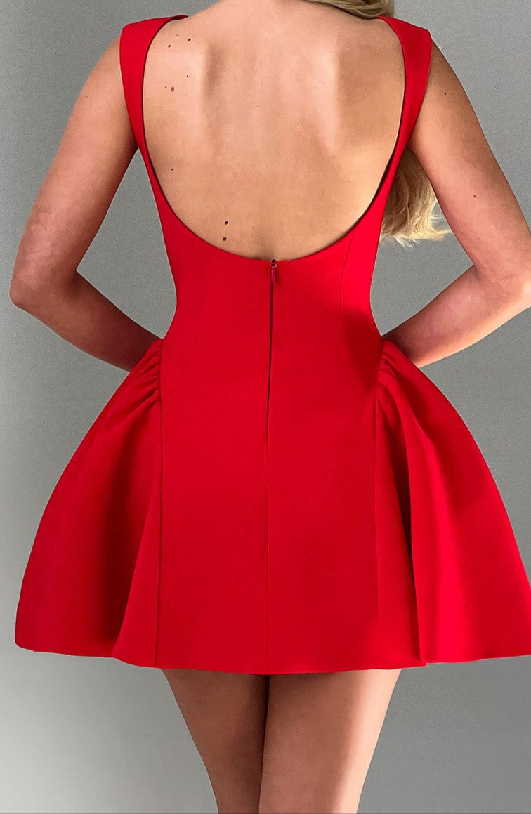 Salome Mini Dress - Red