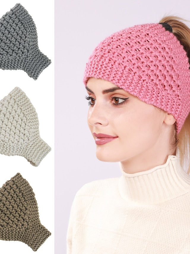 1PC Headbands Hair Band For Street Daily Formal Outdoor Head Classic Fabric Light Yellow rice white Black for Women